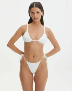 Side Tie Thong Bikini Bottom