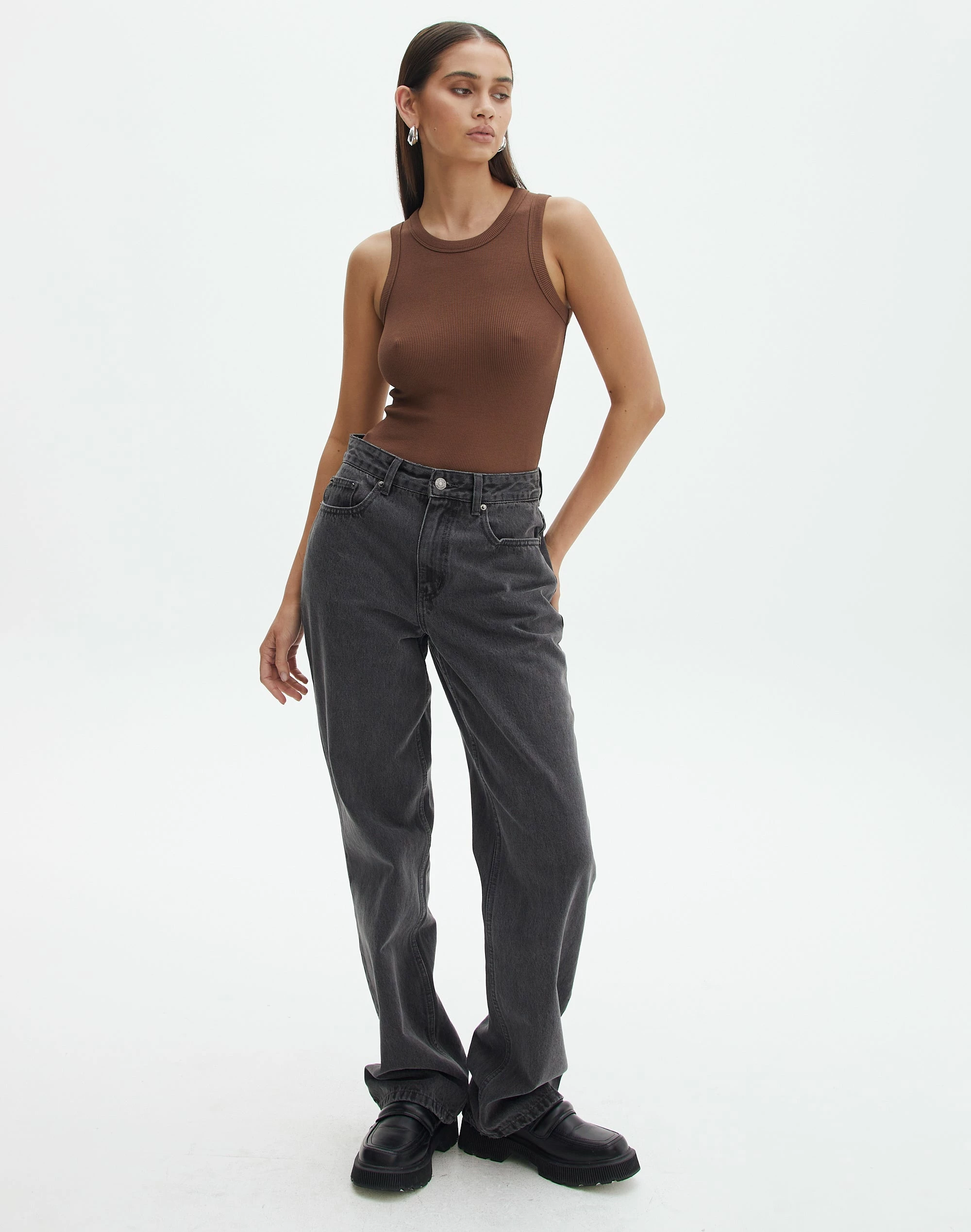 Rib High Neck Bodysuit 10 Rib High Neck Bodysuit - Image 8