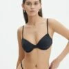 Ruched Balconette Bikini Top -Glassons Store reef balconette top black front ga52510rpln 2