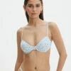 Printed Ruched Balconette Bikini Top -Glassons Store reef balconette top dahlia ditsy front ga52510rddt