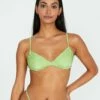 Shimmer Balconette Tie Back Bikini Top -Glassons Store reef balconette top pistachio front ga52510shm 1