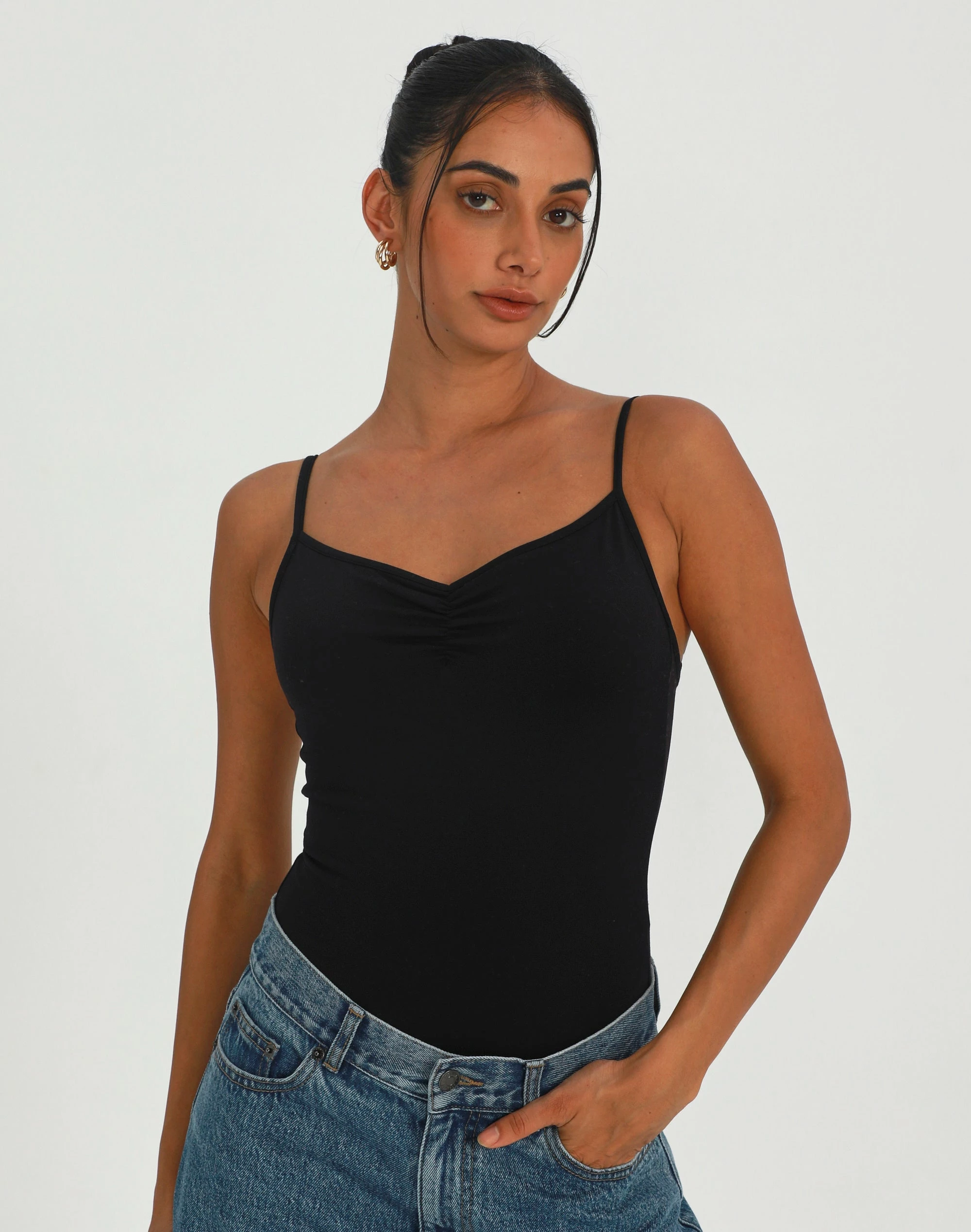 Supersoft Ruched Front Bodysuit 3 Supersoft Ruched Front Bodysuit