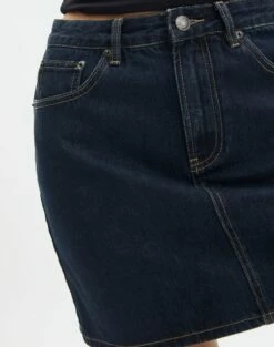 Mid Rise Denim Skirt -Glassons Store remi high rise denim skirt last rodeo indigo imageback ss145806rdnm