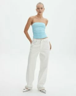 Strapless Ruched Knit Bandeau 33 Strapless Ruched Knit Bandeau -Glassons Store riley rouched side boobtube aqua siren full kv85755vn