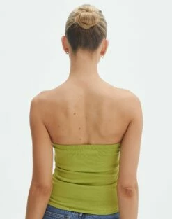 Strapless Ruched Knit Bandeau 29 Strapless Ruched Knit Bandeau -Glassons Store riley rouched side boobtube wassa bae back kv85755vn