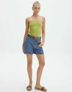 Strapless Ruched Knit Bandeau 28 Strapless Ruched Knit Bandeau -Glassons Store riley rouched side boobtube wassa bae full kv85755vn