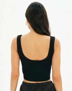 Sweetheart Ruched Cropped Tank 25 Sweetheart Ruched Cropped Tank -Glassons Store roddi ruched tank black back kv63199rib
