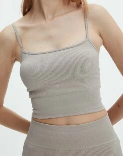 Active Seamless Ribbed Contour Cropped Tank -Glassons Store rosa seamless tank on the rocks imageback tv53576hvs