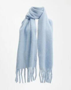 Longline Puffer Vest -Glassons Store sabine oversized tassle scarf blue melody front sc108841knt