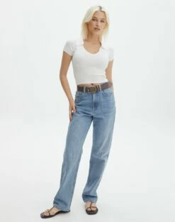 Collared Ribbed Knit Crop Top 33 Collared Ribbed Knit Crop Top -Glassons Store sammie collared milk full ks123930vp