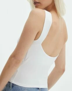 Supersoft Backless Tank Top -Glassons Store sayley low back tank white imageback tv146388pch