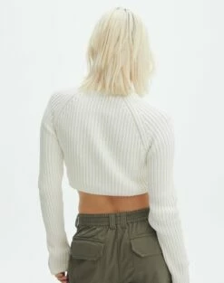 Ribbed Crew Neck Knit Jumper -Glassons Store sharpay crop knit milk back kl90506ca