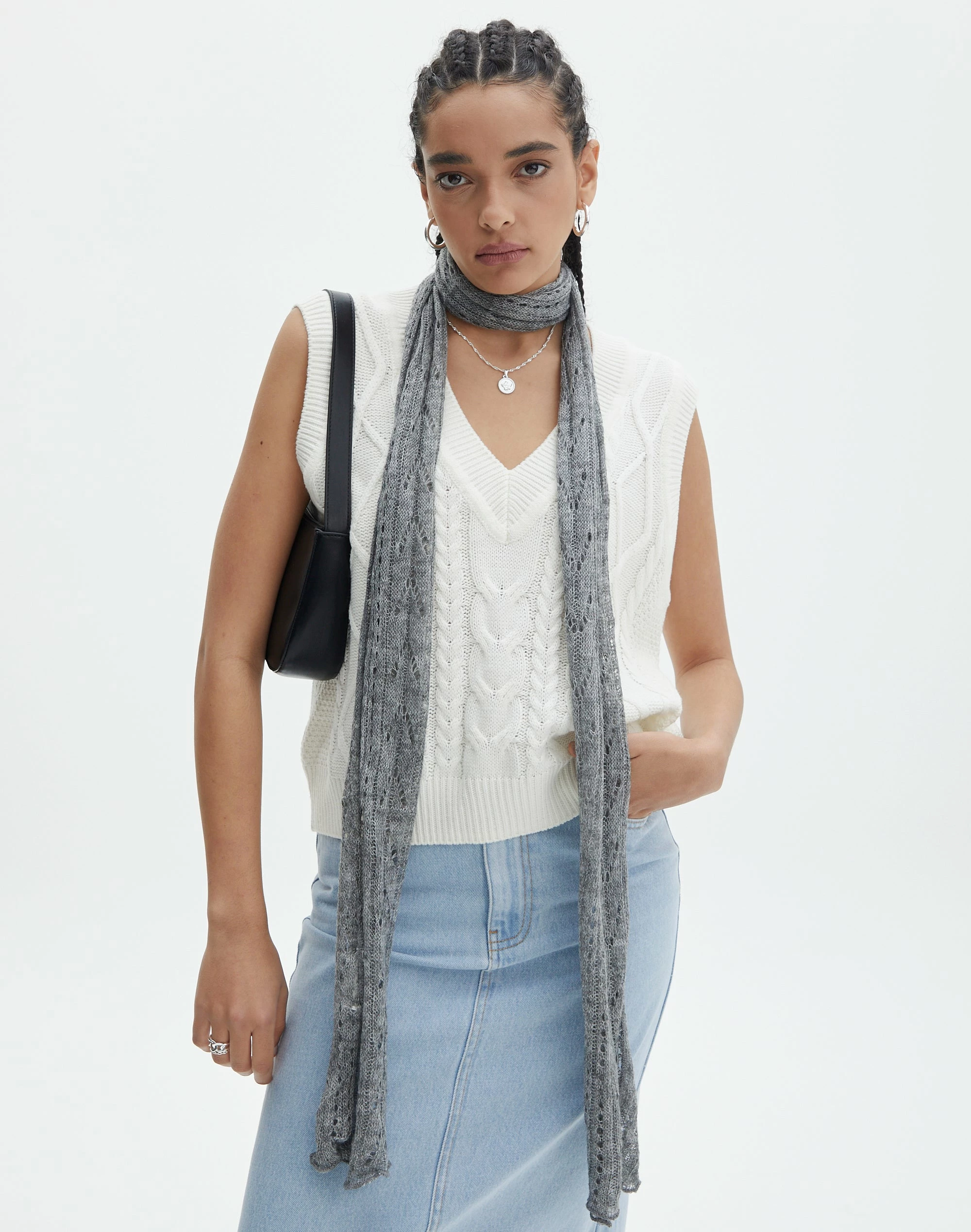 High Rise Denim Maxi Skirt 11 High Rise Denim Maxi Skirt - Image 9