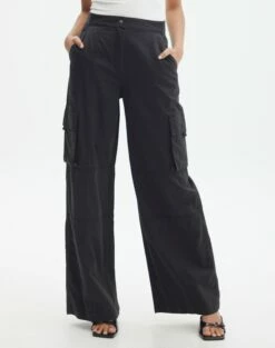Cargo Straight Leg Pants 23 Cargo Straight Leg Pants -Glassons Store sierra dressy cargo pant black full pw109154cot