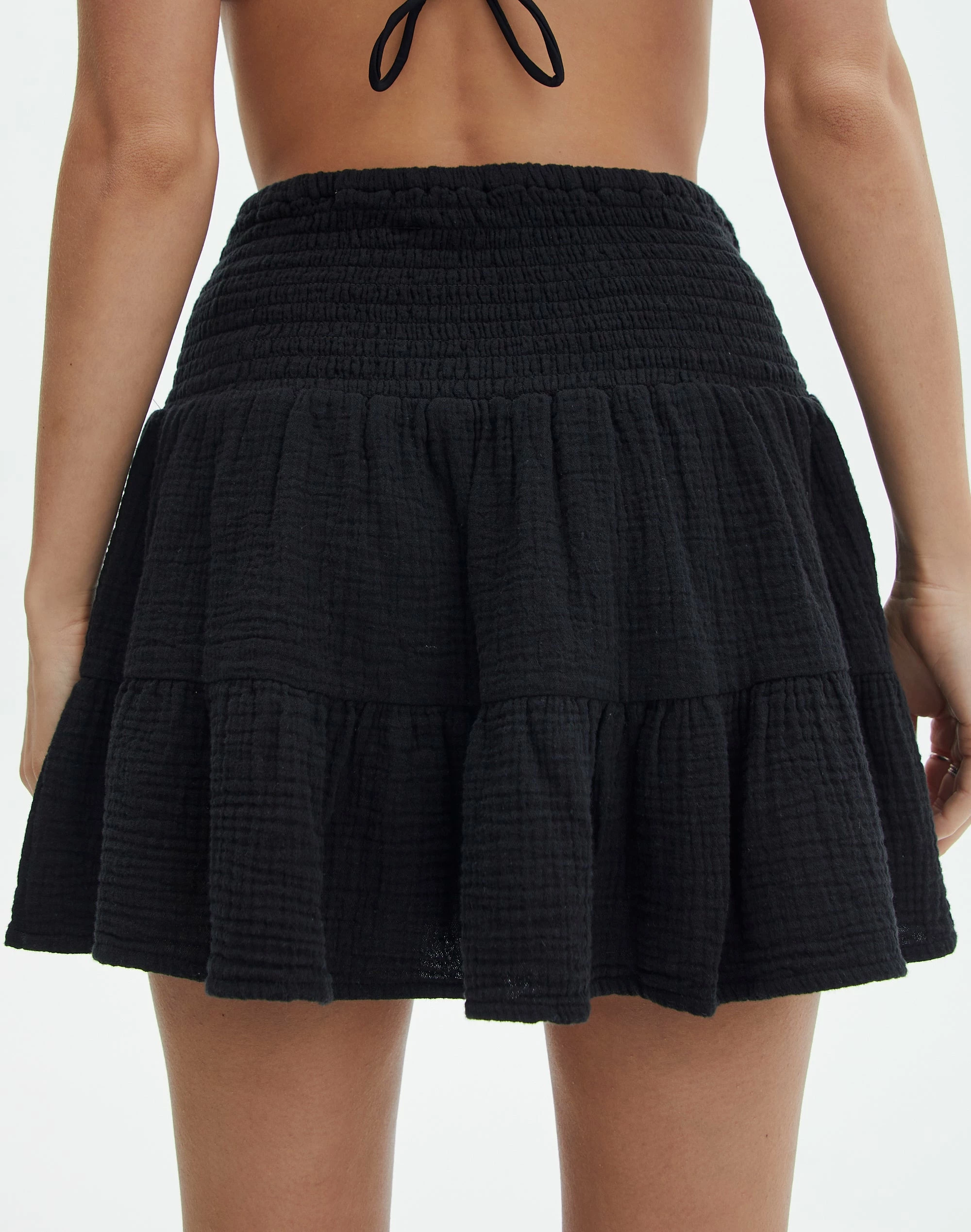Muslin Tiered Mini Skirt 5 Muslin Tiered Mini Skirt - Image 3