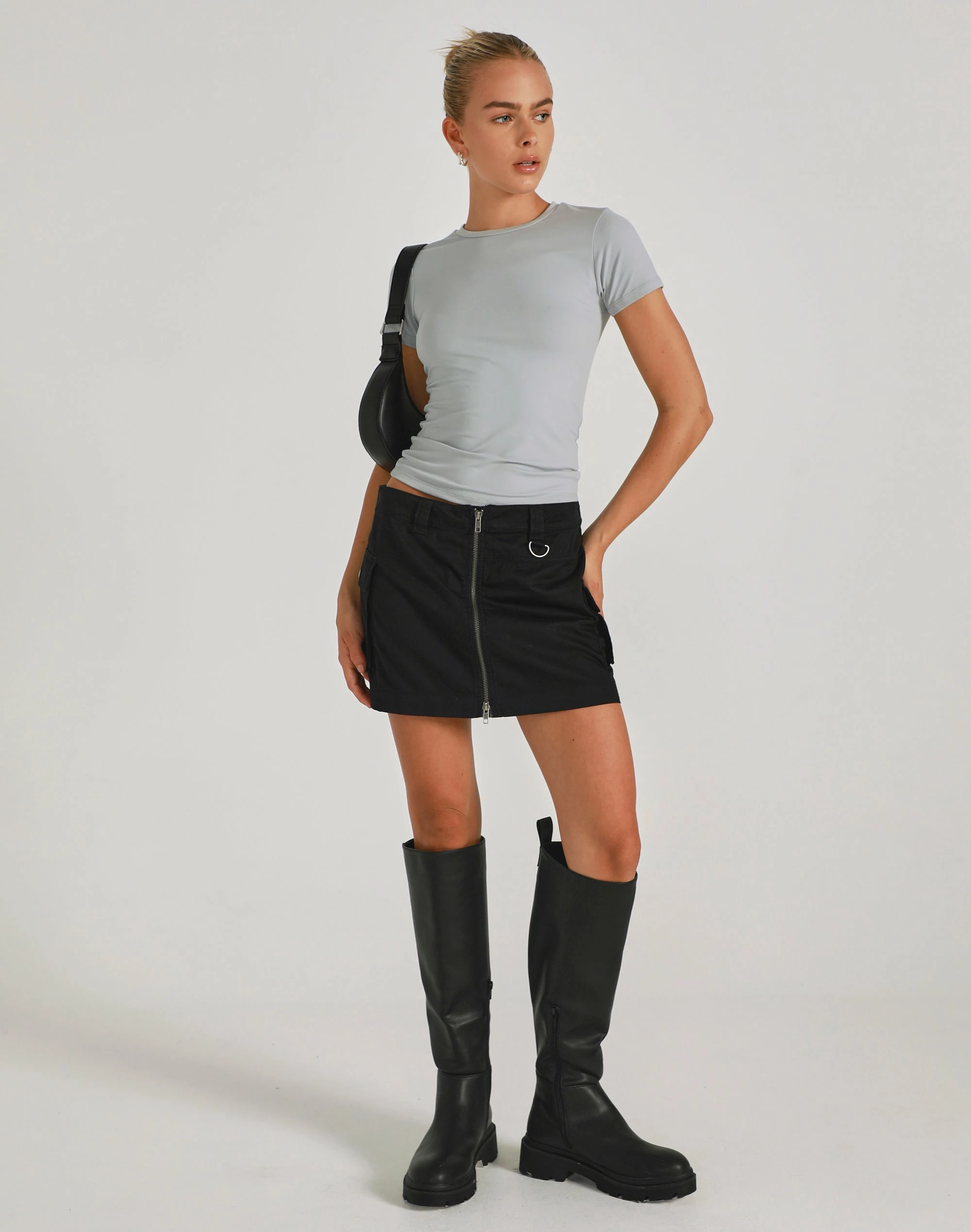 Washed Faux Leather Mini Skirt 21 Washed Faux Leather Mini Skirt - Image 19