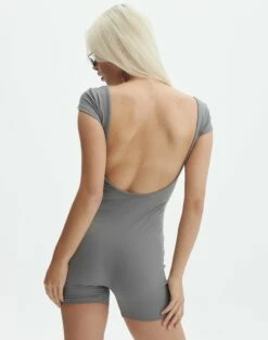 Luxe Lounge Modal Backless Long Sleeve Maxi Dress -Glassons Store stormie short sleeve jumpsuit keep your coal front sw72661ss