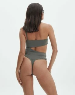 Supersoft One Shoulder Side Cut Out Bodysuit -Glassons Store sully peachy bodysuit cypress back tb95431pch