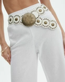 V-Neck Full Length Knit Jumper -Glassons Store suri circle belt white front be131016new 6