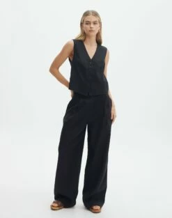 Mid Rise Cotton Cargo Pant 38 Mid Rise Cotton Cargo Pant -Glassons Store t co harley tailored linen pant black front pw120209tlin 2
