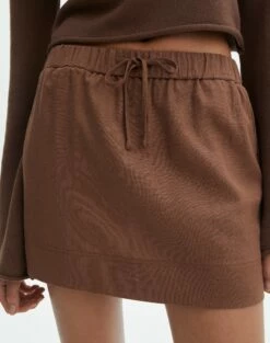 Linen Blend Mini Skirt -Glassons Store t mila tie waist mini skirt deep umber full ss116071tlv