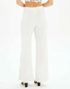 High Rise Tailored Wide Leg Panelled Pant 20 High Rise Tailored Wide Leg Panelled Pant -Glassons Store talia tailored crepe pant white back pw55252cot