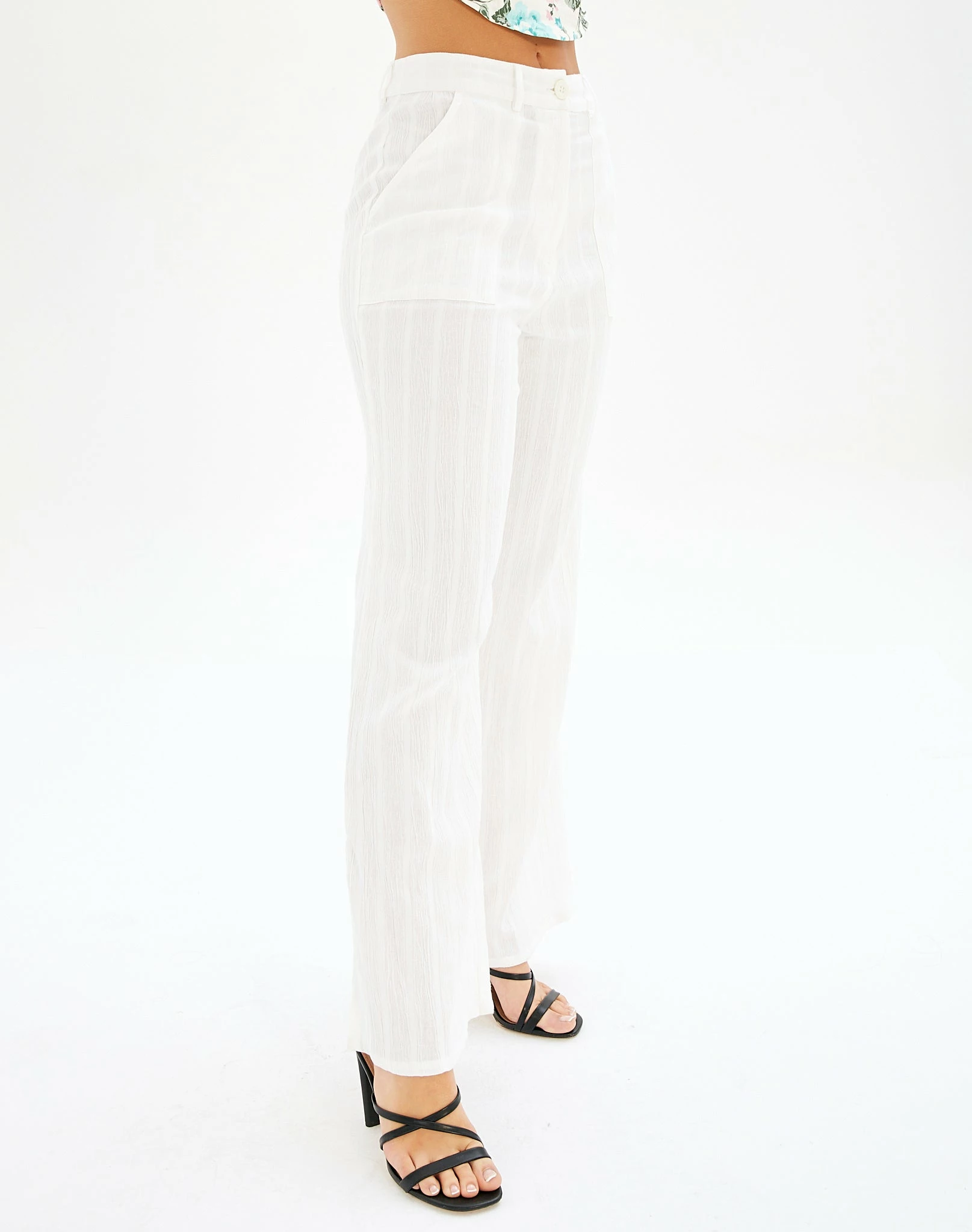 High Rise Tailored Wide Leg Panelled Pant 5 High Rise Tailored Wide Leg Panelled Pant - Image 3