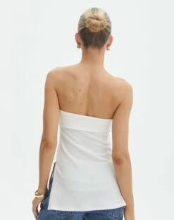 Foldover Zip Tube Top 22 Foldover Zip Tube Top -Glassons Store tatiana fold down side zip tube top milk back bv124397pln