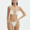Crochet Tie Side Cheeky Bikini Bottom -Glassons Store torin tie side swim bottoms seashell front ga64994cro 4
