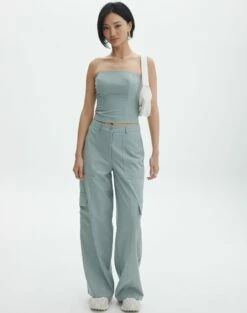 Strapless Stitch Detail Top -Glassons Store waverly wide leg pant its a big dill front pw55427gry