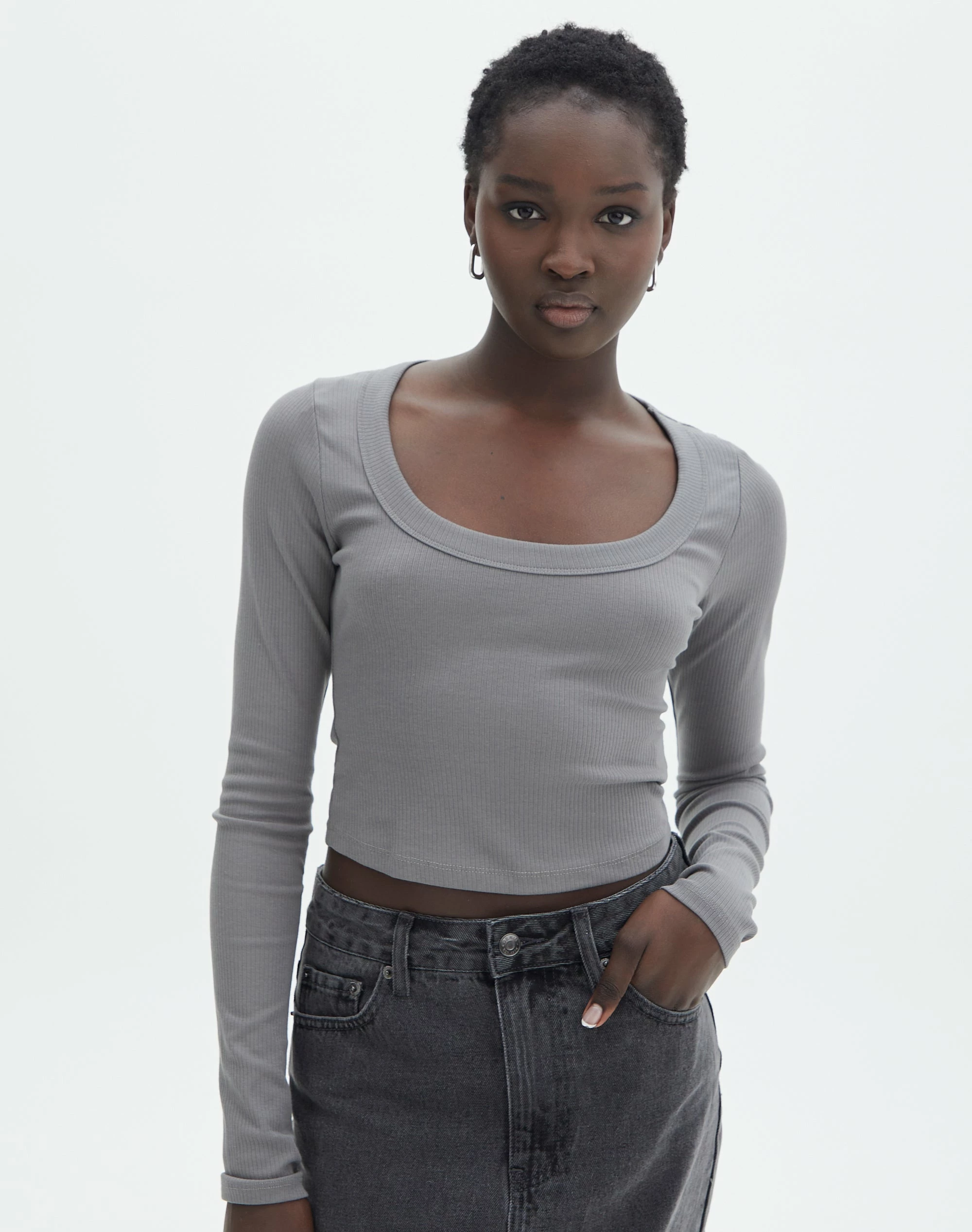 High Rise Denim Maxi Skirt 14 High Rise Denim Maxi Skirt - Image 12