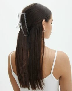 Off Shoulder Lace Long Sleeve Top -Glassons Store xl thin rectangle claw clip clear front ha142076clp