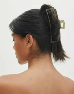 Off Shoulder Lace Long Sleeve Top -Glassons Store xl thin rectangle claw clip lt khaki front ha142076clp